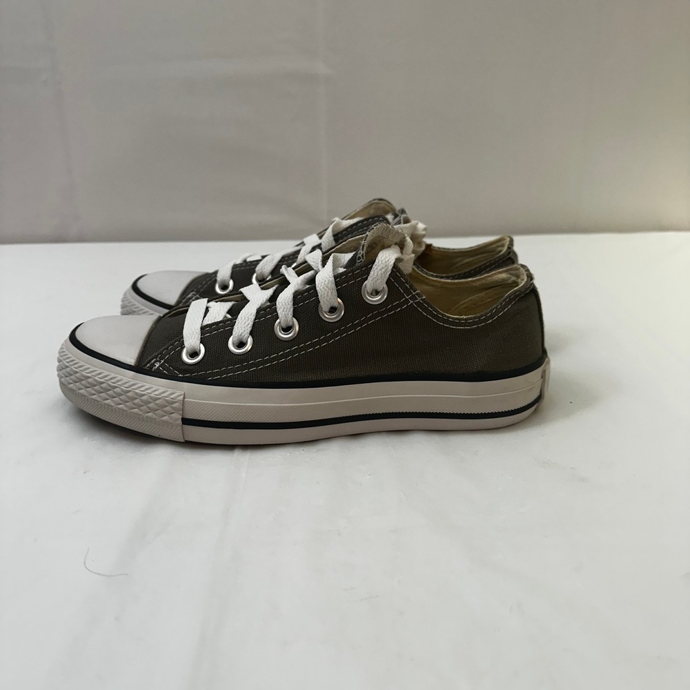 Converse Chuck Taylor All Star Low Top Charcoal Grey/Olive Hugh Sneakers WSize5 - Picture 4 of 11